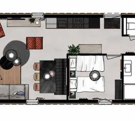 Luxe Vakantielodge In Aan Zee Casa de Férias *